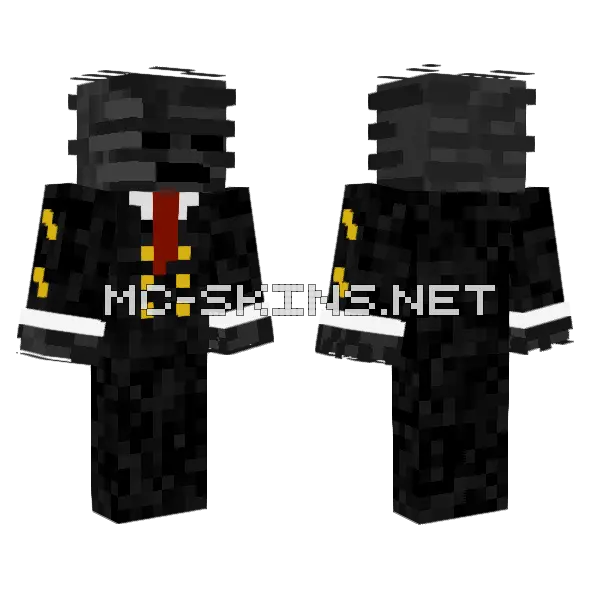 Grox Minecraft skin, front and back