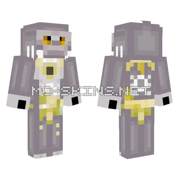 Grumlo Minecraft skin, front and back