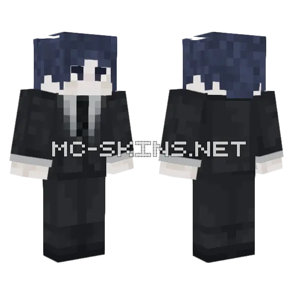 Gu Dohun Unchanged Man Minecraft skin, front and back