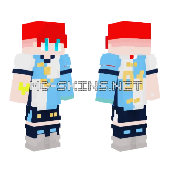 Gualboshsudz Minecraft skin, front and back