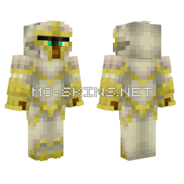 Guard 4 Minecraft skin, front and back