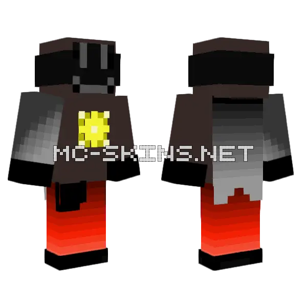 Guard Lv4 Minecraft skin, front and back