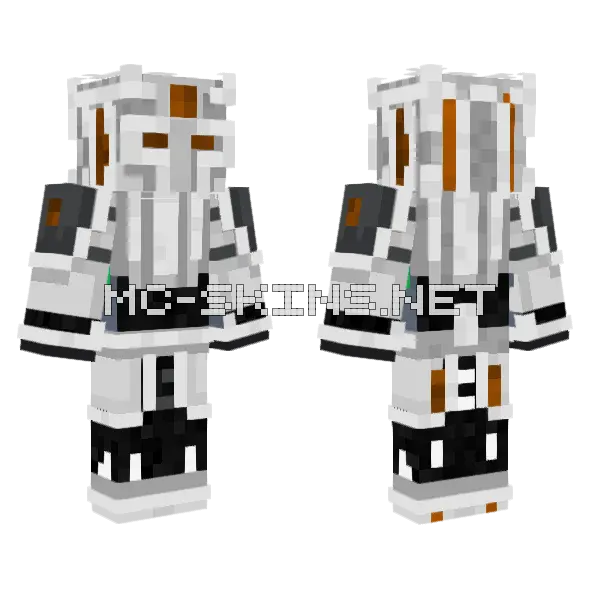Guardian Of The Earth Minecraft skin, front and back