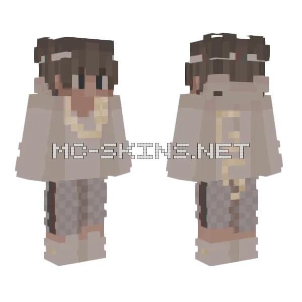 Gucci Aqua 2 Minecraft skin, front and back