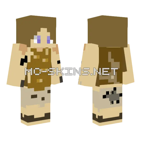 Gucio P Minecraft skin, front and back