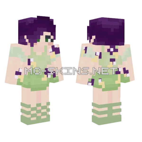 Gudrun Max Minecraft skin, front and back