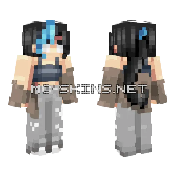 Gull Minecraft skin, front and back