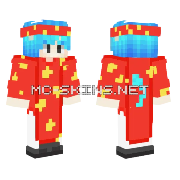 Gumball TT Minecraft skin, front and back