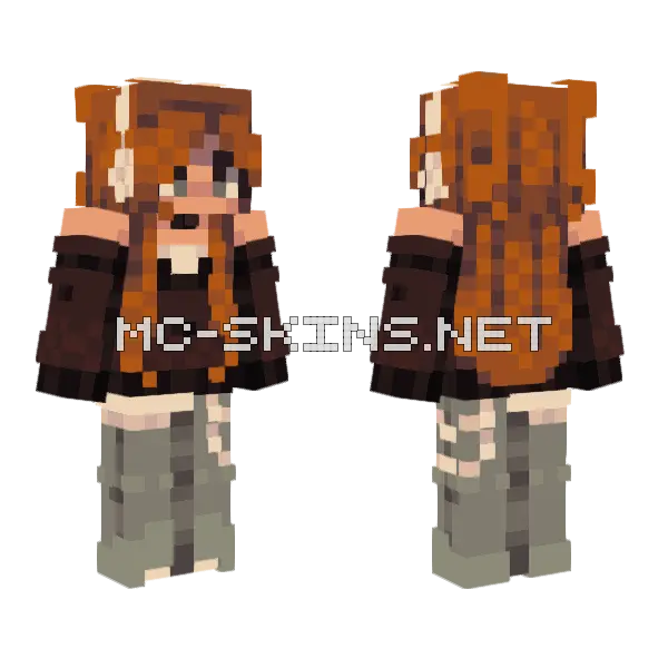 Gummy Bear Rce Minecraft skin, front and back