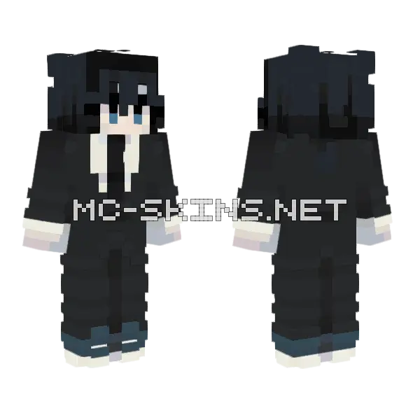 Gun Fiend Minecraft skin, front and back