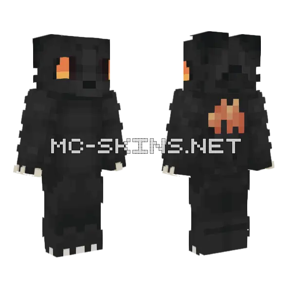 Gunsaw Experiment Minecraft skin, front and back