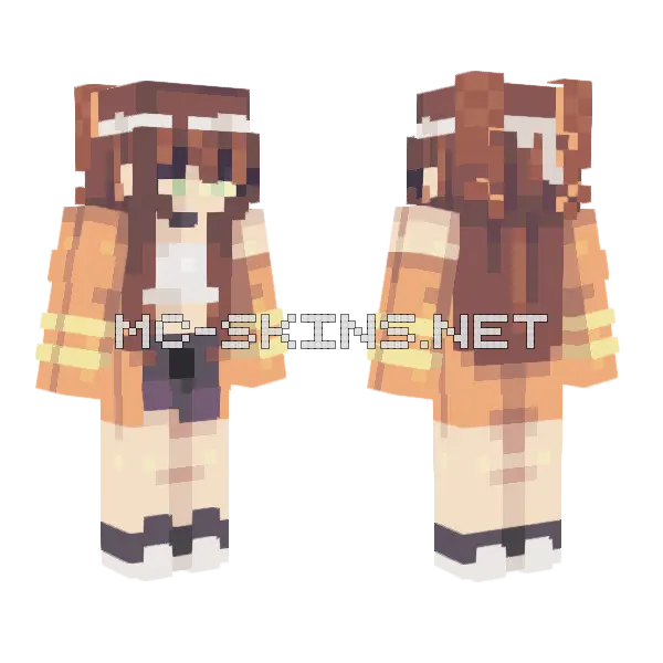 Gurl You Could Do It Rce Minecraft skin, front and back