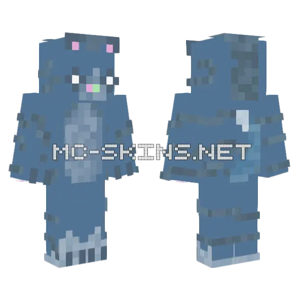 Gussy Minecraft skin, front and back