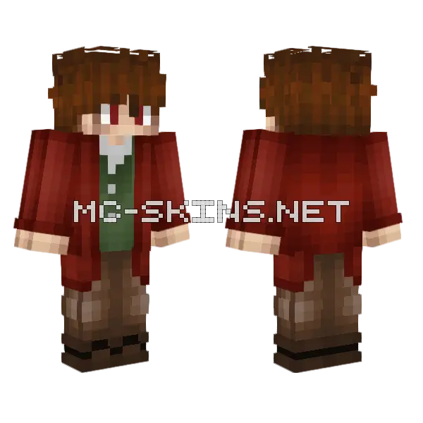 Guy Minecraft skin, front and back