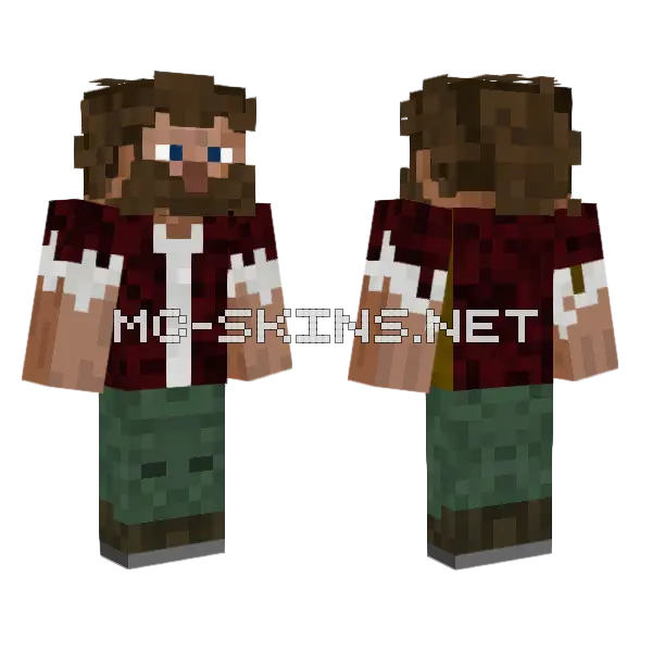 Guy 2 0 Minecraft skin, front and back