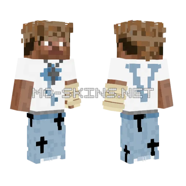 Gvfvgfgvfv Skin Minecraft skin, front and back
