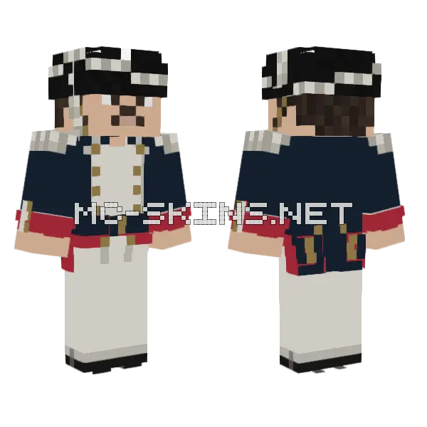 Gwardia Ksieztwo Uniform Minecraft skin, front and back