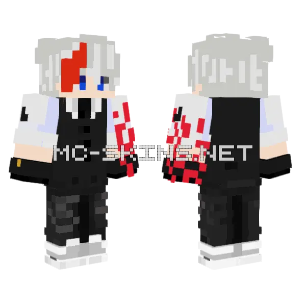 Gyy Minecraft skin, front and back