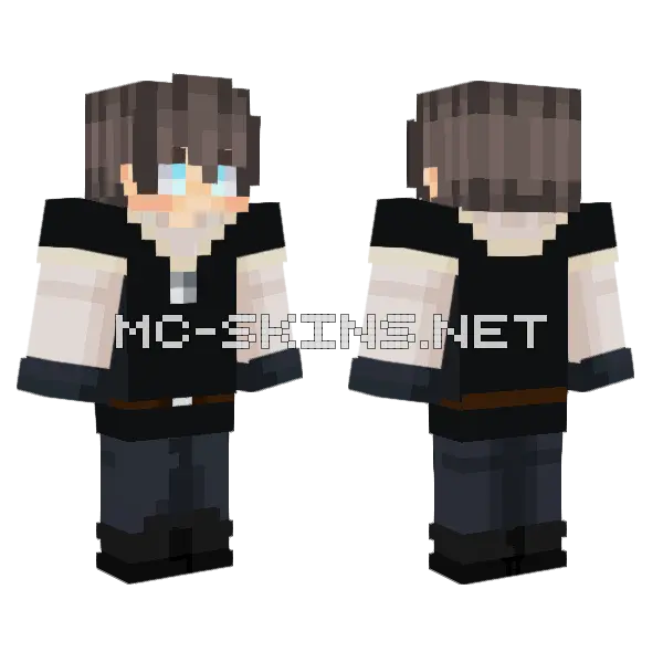 H Pablo Minecraft skin, front and back