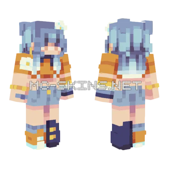 Ha I M Single 4ever Aroace Minecraft skin, front and back