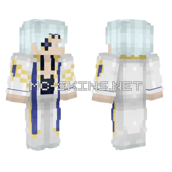 Hades Shuumatsu No Walkure Minecraft skin, front and back