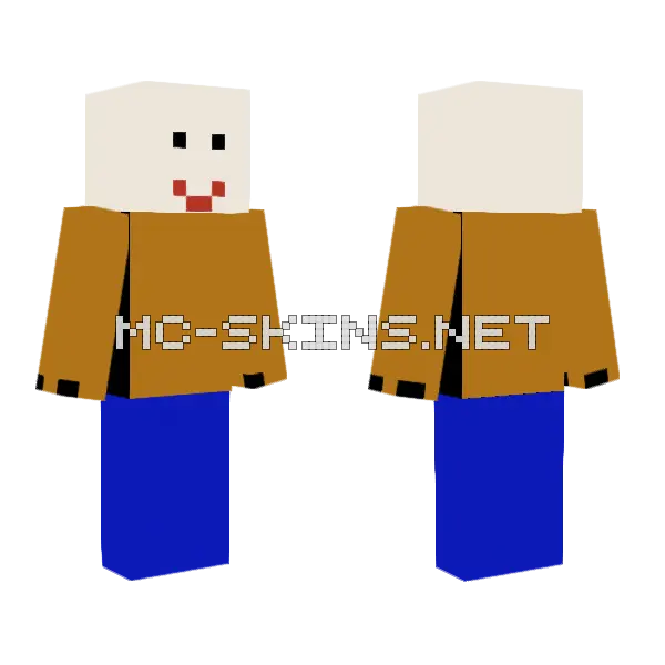 Hahah Man Special Hands Edition Minecraft skin, front and back