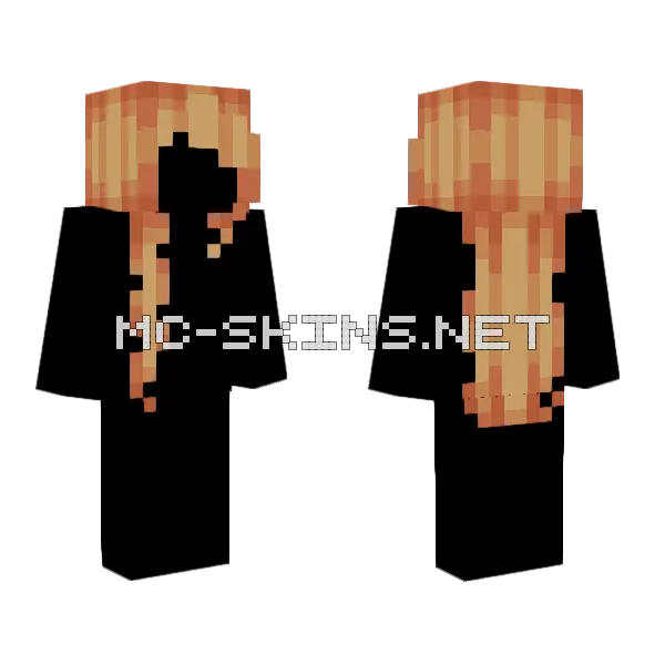 Hair Base Minecraft skin, front and back