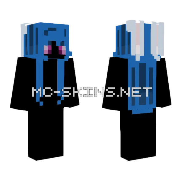 Hair Base Minecraft skin, front and back