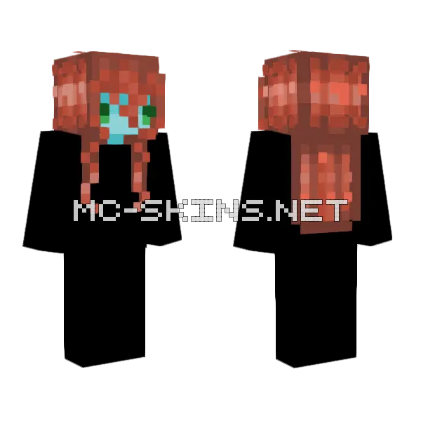 Hair Base May Use Freely Minecraft skin, front and back