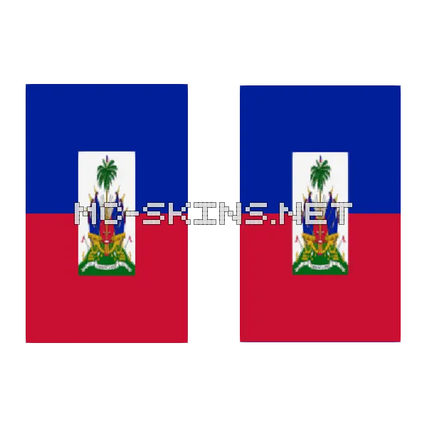 Haiti Flag cape, outside and lining