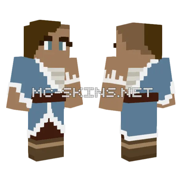 Hakadi Minecraft skin, front and back