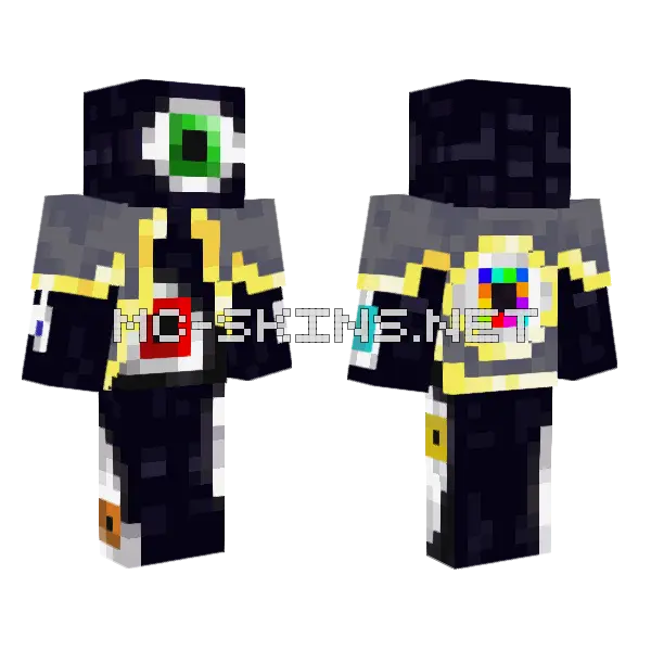 Hakan Minecraft skin, front and back