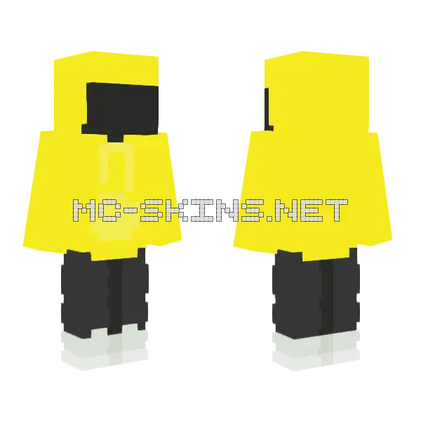 Halfpep Minecraft skin, front and back