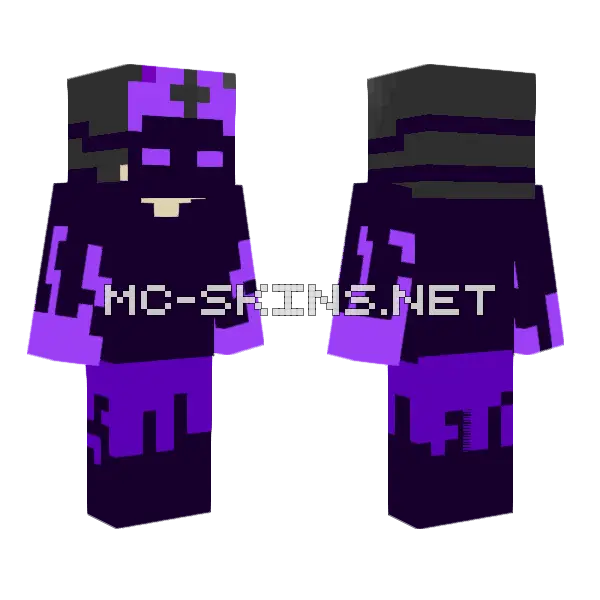 Halloween Demon Skin Minecraft skin, front and back