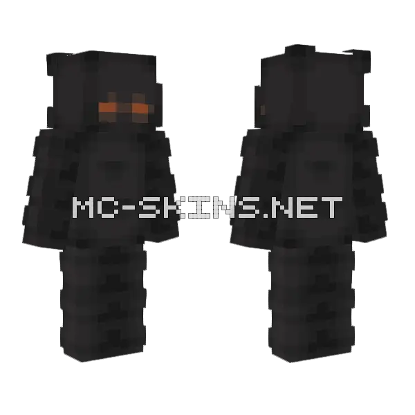 Halloween Shadow Sizarts Minecraft skin, front and back
