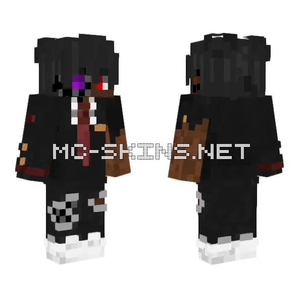 Halp Exe Minecraft skin, front and back