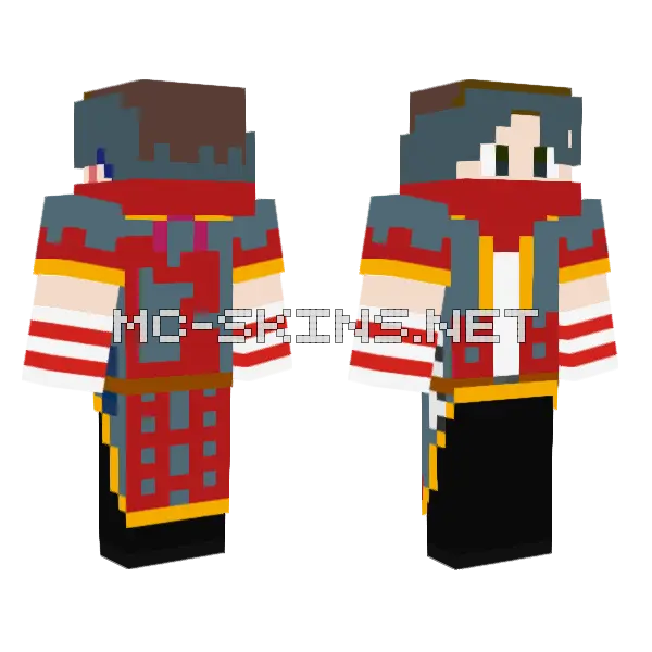 Halphas Echo Minecraft skin, front and back