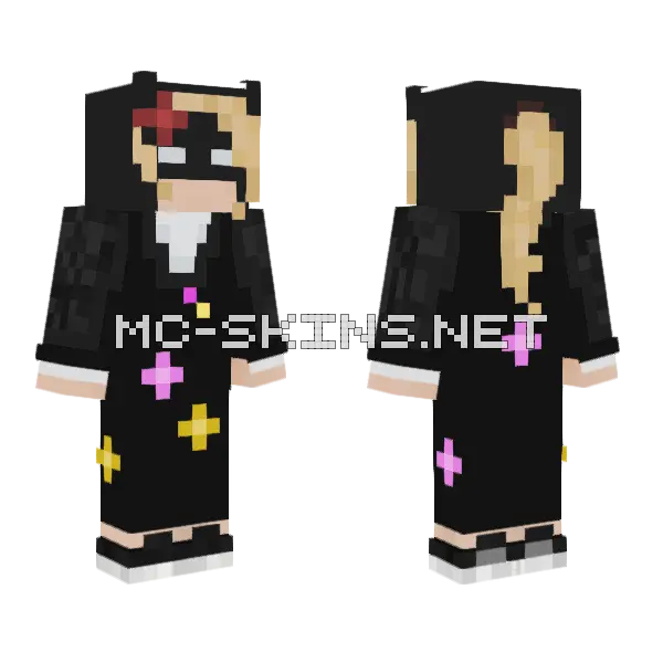 Han Batman Judge Minecraft skin, front and back