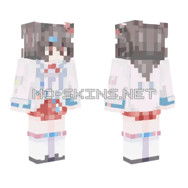 Hane Minecraft skin, front and back