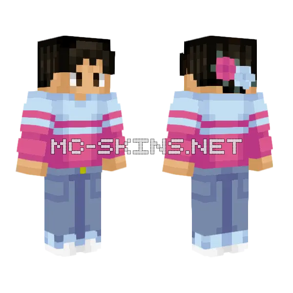 Hang Up Results Minecraft skin, front and back