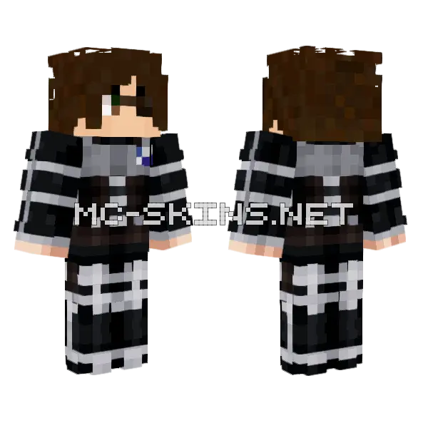 Hange Skin Minecraft skin, front and back