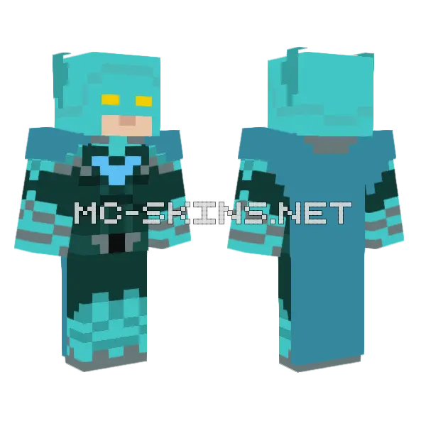 Happy Batman Day Batman Minecraft skin, front and back