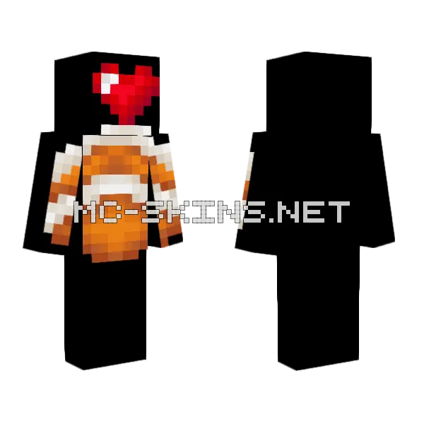 Happy Birthday Boyfriend Minecraft skin, front and back