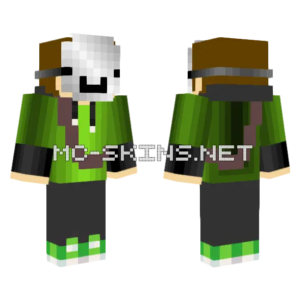 Happy Dream Minecraft skin, front and back