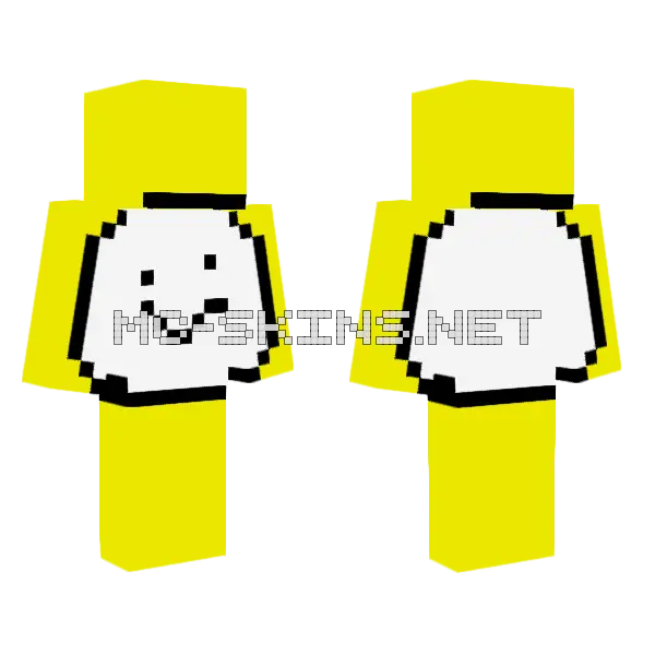 Happy Dream Minecraft skin, front and back