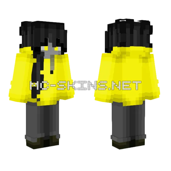 Happy Pills D Female Minecraft skin, front and back