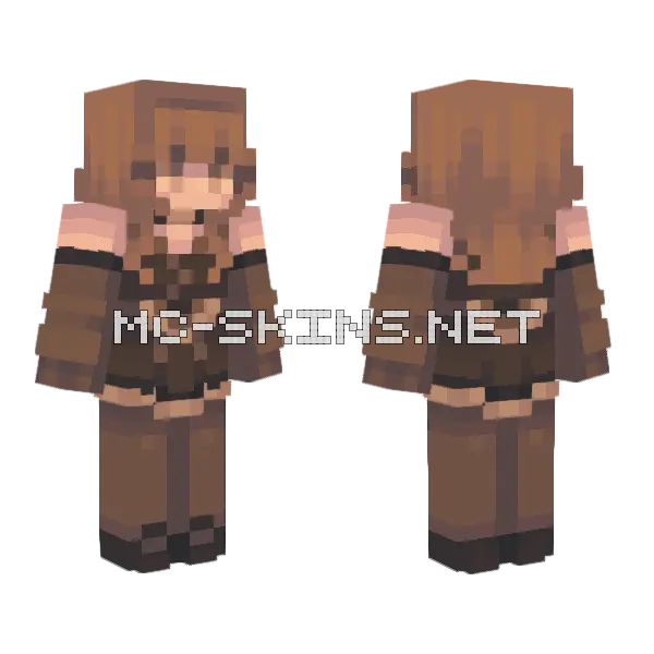 Happy Thanksgiving 33 Minecraft skin, front and back