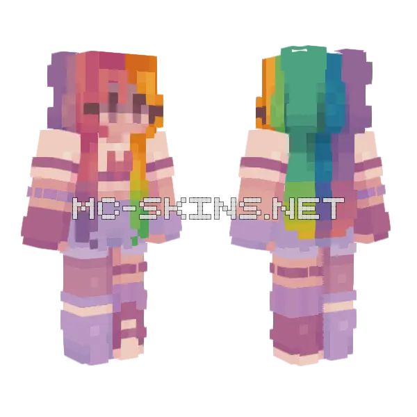 Harajuku Ce Minecraft skin, front and back