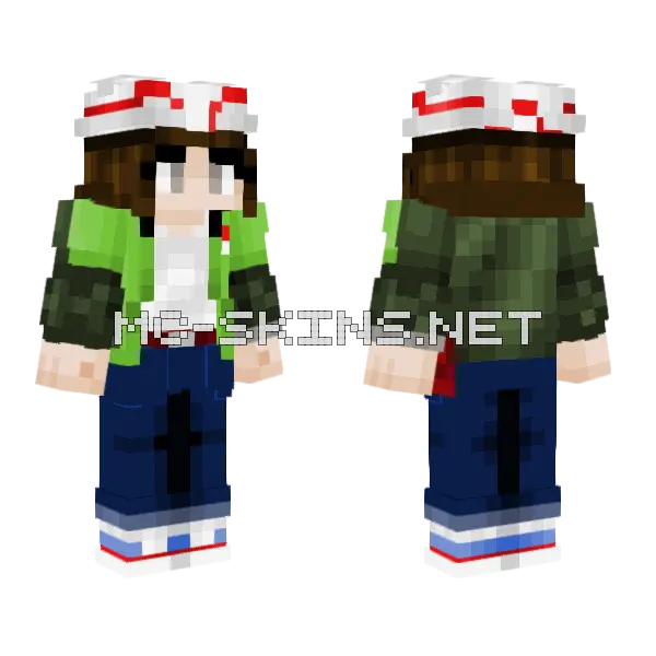 Harmony Pokemon Legends Z A Minecraft skin, front and back