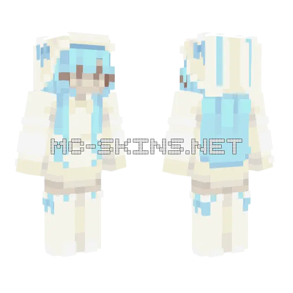 Harpy Hare Rce Minecraft skin, front and back